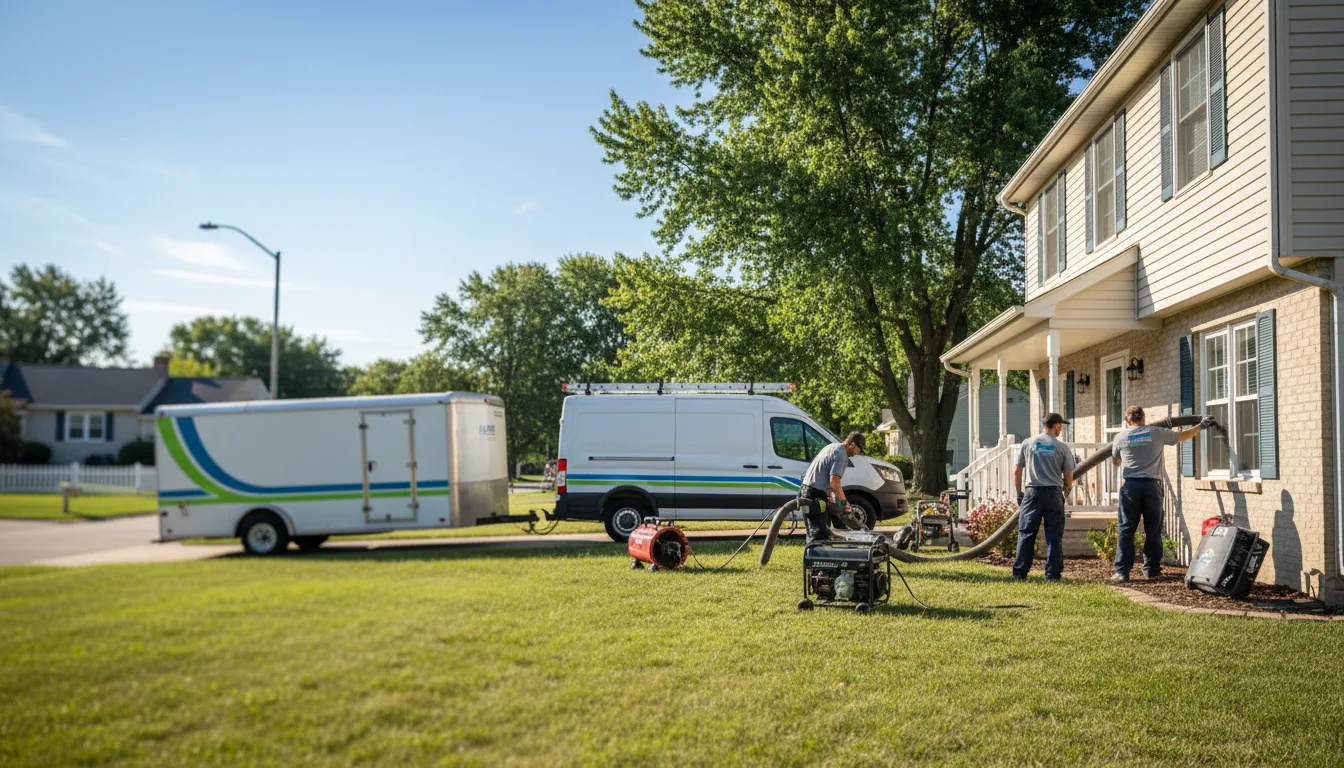 Flooded Basement Restoration And Cleanup With Repair in Keota, IA near me